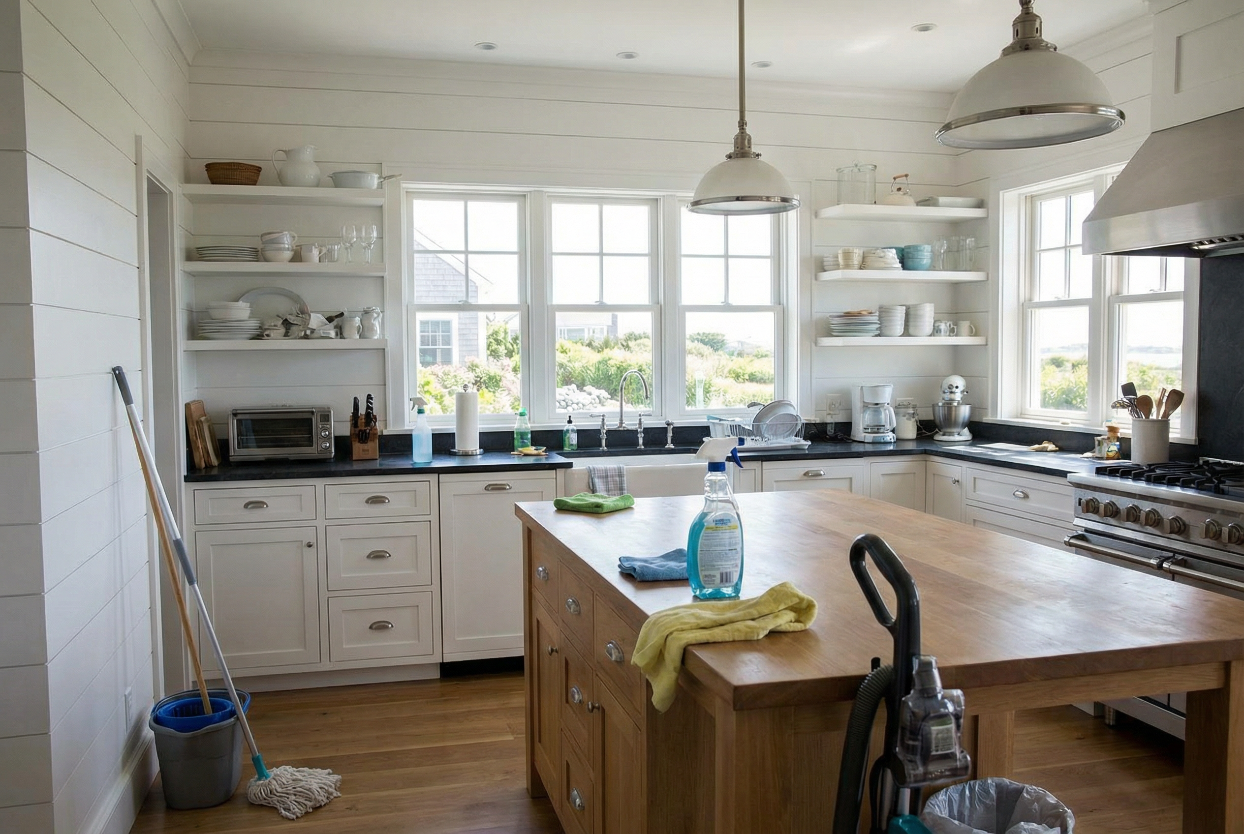 Kitchen cleaning
